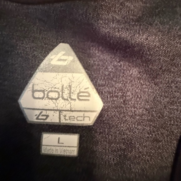 Bolle Activewear Black and Gray Razor Back Tank Top Size Large - Picture 4 of 7